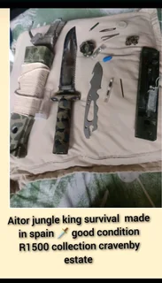 Survival knife gaitor made Spain R1500