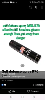 Self defense spray