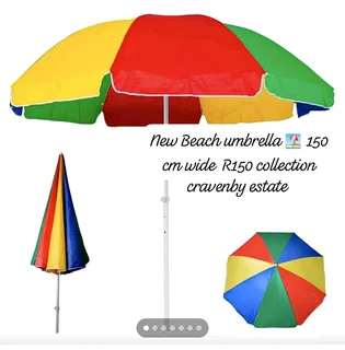 New beach umbrella