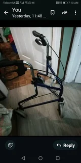 Walker with brakes good condition 700