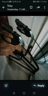 Walker with brakes good condition 700