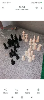 ♟️ chess pieces new hard plastic not hollow! R120 set