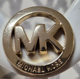 Authentic Michael Kors Signature Logo Platform Flip Flops