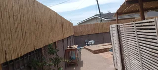 Bamboo and wood fencing