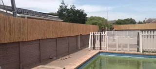 Bamboo and wood fencing