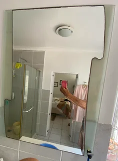 Mirror 110cm X  75cm.