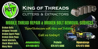 King of Threads - Broken Bolt Removal and Thread Repair Johannesburg and Pretoria
