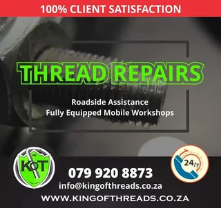 Helicoil and Insert Installations Johannesburg – King of Threads