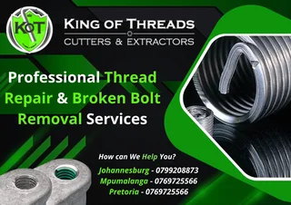 Helicoil and Insert Installations Johannesburg – King of Threads