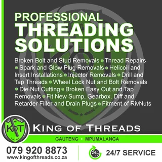 Helicoil and Insert Installations Johannesburg – King of Threads