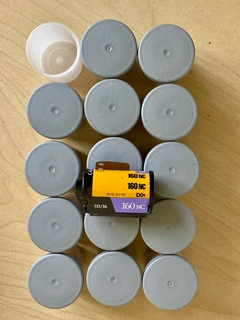 Expired photographic film (colour)