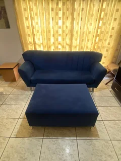 3 seater couches with matching ottoman