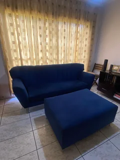 3 seater couches with matching ottoman