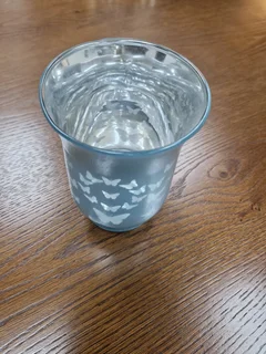 Mr price butterfly print glass vase