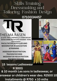 Skills Training In Clothing  Engineering , Fashion Design, Dressmaking and Tailoring