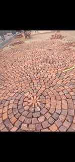 Half Brick Paving