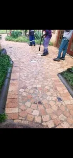 Half Brick Paving