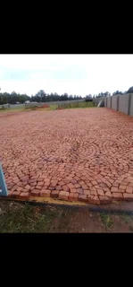 Half Brick Paving