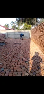 Half Brick Paving