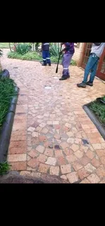 Half Brick Paving