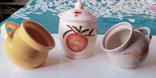 Curtains tie back&#39;s and Clay Pottery &amp; Handmade Tapestry Wall Panel in Wooden Frame