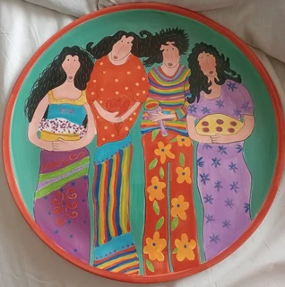 Bonna Vinoround Platter 40cm (coupe) &amp;bonna Vinoitalian Bread Tray 37x17cm