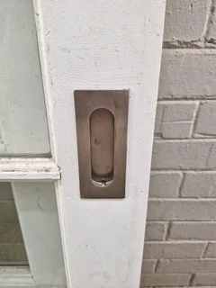 Double cottage pain sliding door (white)