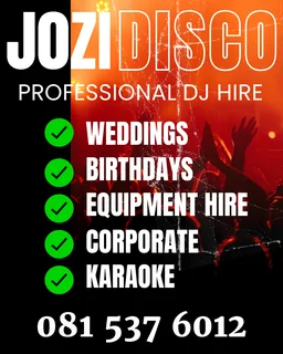 Jozi Disco, Djs, Sound and Lighting at Best Prices