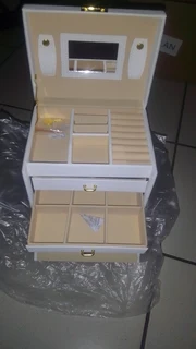Multi function three jewelry storage box