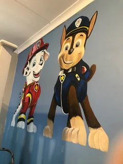 Murals- painted indoors and outdoors