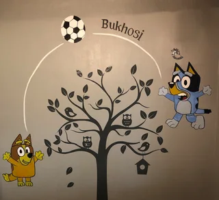 Murals- painted indoors and outdoors