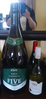 Collectors Item-- 5L brandy signed by Eben Etzebeth