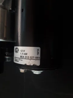 Hella Starter Motor - 12V - 1.1kW - for e.g. VW Golf V (1K1) and Polo 8EA012527-551BRAND NEW