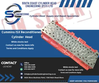 Cummins ISX Reconditioned Cylinder Head