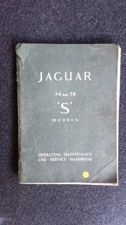 Jaguar S models softcover handbook