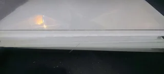 Unclear pieces of Perspex.