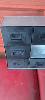 Galvanised 8 cabinet draw custom wall mounted cabinet