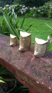 Heart feet miniature owls.