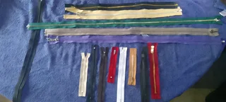 Assorted Zips.