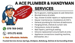 A Ace Plumber & Handyman Services