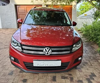 2013 Volkswagen Tiguan 1.4 TSI BMT Trend + Fun 4x2 DSG (118kW), Red Cardinal  with 145000km avai