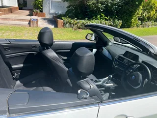 2015 BMW 220i Convertible Luxury Line Steptronic, White Alpine Black Dakota lth with 70000km availab