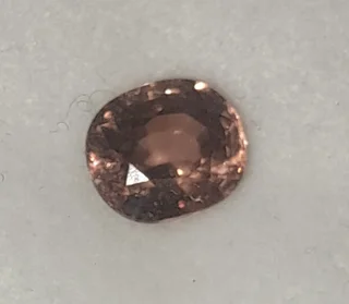 Fire Zircon 3.96 ct certified