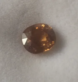 Fire Zircon 3.96 ct certified