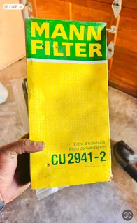 BMW x5 Aircondition carbin filters new