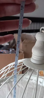 Cream Bird Cage Decor