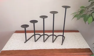 Black Iron Candelabra