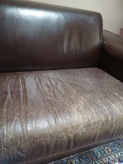 Large Leather Couch from CORICRAFT