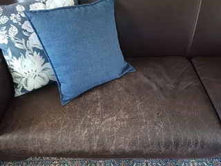 Large Leather Couch from CORICRAFT