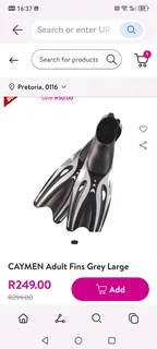 Caymen adult diving fins
